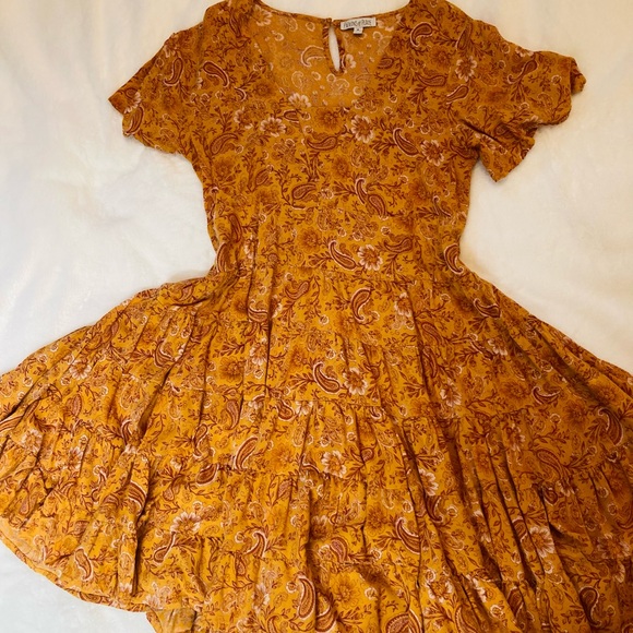 Vintage Paisley Boho Gypsy Dress - Picture 2 of 3